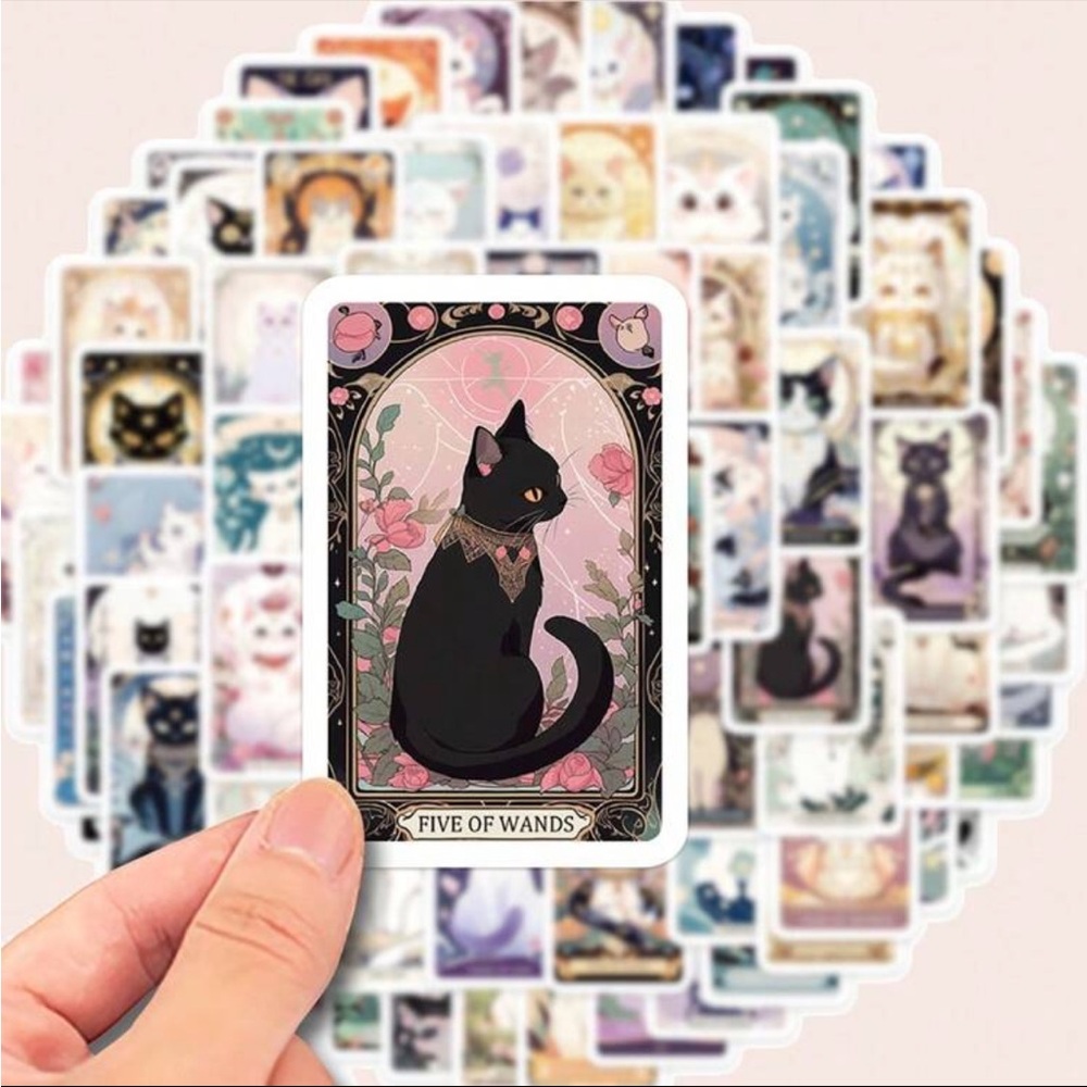 78pcs Cat Stickers For Decorating Mobile Phones, Laptops, Suitcases And Notebook